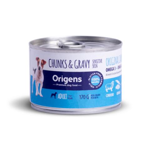 Trocitos de cordero con quinua y vegetales en salsa 170 gr - Adulto piel sensible